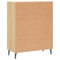 vidaXL Sideboard Sonoma-Eiche 69,5x34x90 cm Holzwerkstoff vidaXL Sideboard Sonoma-Eiche 69,5x34x90 cm Holzwerkstoff
