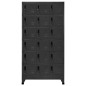 vidaXL Schließfachschrank Anthrazit 90x40x180 cm Stahl vidaXL Schließfachschrank Anthrazit 90x40x180 cm Stahl