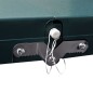 Klappbares Campingtisch-Set Aluminium mit 4 Stühlen extra leicht grün Klappbares Campingtisch-Set Aluminium mit 4 Stühlen extra leicht grün