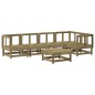 vidaXL 6-tlg. Garten-Lounge-Set mit Kissen Imprägniertes Kiefernholz vidaXL 6-tlg. Garten-Lounge-Set mit Kissen Imprägniertes Kiefernholz