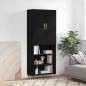 Highboard Schwarz 69,5x34x180 cm Holzwerkstoff Highboard Schwarz 69,5x34x180 cm Holzwerkstoff