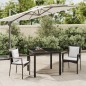 vidaXL 3-tlg. Garten-Essgruppe mit Kissen Schwarz Poly Rattan vidaXL 3-tlg. Garten-Essgruppe mit Kissen Schwarz Poly Rattan