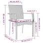 vidaXL 3-tlg. Garten-Essgruppe mit Kissen Schwarz Poly Rattan vidaXL 3-tlg. Garten-Essgruppe mit Kissen Schwarz Poly Rattan