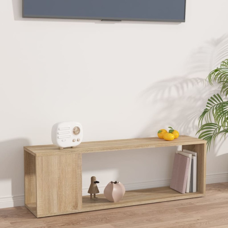 vidaXL TV-Schrank Sonoma-Eiche 100x24x32 cm Holzwerkstoff vidaXL TV-Schrank Sonoma-Eiche 100x24x32 cm Holzwerkstoff