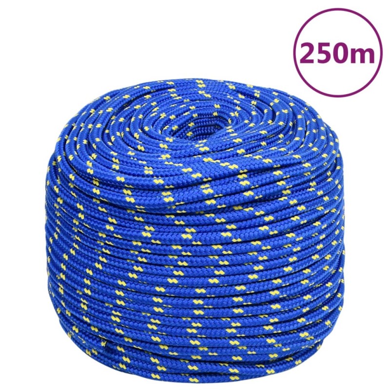 vidaXL Bootsseil Blau 8 mm 250 m Polypropylen vidaXL Bootsseil Blau 8 mm 250 m Polypropylen