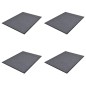 vidaXL Türmatten 4 Stk. PVC Grau 90 x 60 cm vidaXL Türmatten 4 Stk. PVC Grau 90 x 60 cm