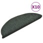 vidaXL Selbstklebende Treppenmatten 10 Stk. Grün 56x17x3 cm Nadelvlies vidaXL Selbstklebende Treppenmatten 10 Stk. Grün 56x17x3 cm Nadelvlies