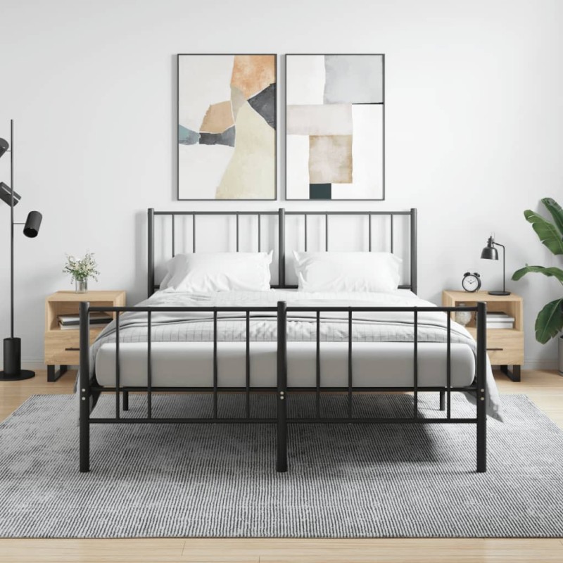 vidaXL Nachttische 2 Stk. Sonoma-Eiche 40x35x47,5 cm Holzwerkstoff vidaXL Nachttische 2 Stk. Sonoma-Eiche 40x35x47,5 cm Holzwerkstoff