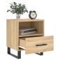 vidaXL Nachttische 2 Stk. Sonoma-Eiche 40x35x47,5 cm Holzwerkstoff vidaXL Nachttische 2 Stk. Sonoma-Eiche 40x35x47,5 cm Holzwerkstoff