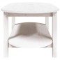 vidaXL Couchtisch Weiß 110x55x45 cm Massivholz Kiefer vidaXL Couchtisch Weiß 110x55x45 cm Massivholz Kiefer