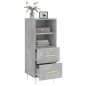 vidaXL Sideboard Betongrau 34,5x34x90 cm Holzwerkstoff vidaXL Sideboard Betongrau 34,5x34x90 cm Holzwerkstoff