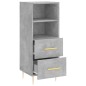 vidaXL Sideboard Betongrau 34,5x34x90 cm Holzwerkstoff vidaXL Sideboard Betongrau 34,5x34x90 cm Holzwerkstoff