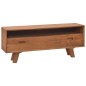 vidaXL TV-Schrank 110x30x45 cm Teak Massivholz vidaXL TV-Schrank 110x30x45 cm Teak Massivholz