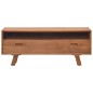 vidaXL TV-Schrank 110x30x45 cm Teak Massivholz vidaXL TV-Schrank 110x30x45 cm Teak Massivholz