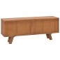 vidaXL TV-Schrank 110x30x45 cm Teak Massivholz vidaXL TV-Schrank 110x30x45 cm Teak Massivholz
