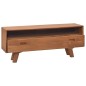 vidaXL TV-Schrank 110x30x45 cm Teak Massivholz vidaXL TV-Schrank 110x30x45 cm Teak Massivholz
