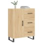 vidaXL Sideboard Sonoma-Eiche 69,5x34x90 cm Holzwerkstoff vidaXL Sideboard Sonoma-Eiche 69,5x34x90 cm Holzwerkstoff