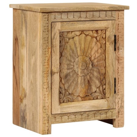 vidaXL Nachttisch Mangoholz Massiv 40 x 30 x 50 cm