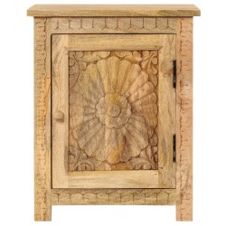 vidaXL Nachttisch Mangoholz Massiv 40 x 30 x 50 cm