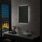 vidaXL Badezimmer-Wandspiegel mit LEDs 60x80 cm vidaXL Badezimmer-Wandspiegel mit LEDs 60x80 cm