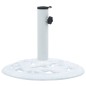 vidaXL Sonnenschirmständer Weiß 9 kg 40 cm Gusseisen vidaXL Sonnenschirmständer Weiß 9 kg 40 cm Gusseisen