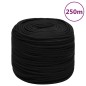 vidaXL Arbeitsseil Schwarz 6 mm 250 m Polyester vidaXL Arbeitsseil Schwarz 6 mm 250 m Polyester