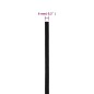 vidaXL Arbeitsseil Schwarz 6 mm 250 m Polyester vidaXL Arbeitsseil Schwarz 6 mm 250 m Polyester