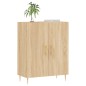 vidaXL Sideboard Sonoma-Eiche 69,5x34x90 cm Holzwerkstoff
