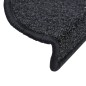 vidaXL Stufenmatten 10 Stk. 56x17x3 cm Anthrazit vidaXL Stufenmatten 10 Stk. 56x17x3 cm Anthrazit