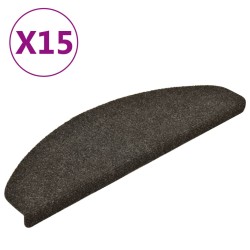 vidaXL Selbstklebende Treppenmatten 15 Stk. Hellbraun 65x21x4cm 
