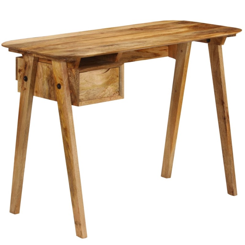 vidaXL Schreibtisch 110x50x76 cm Mango Massivholz vidaXL Schreibtisch 110x50x76 cm Mango Massivholz