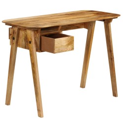  vidaXL Schreibtisch 110x50x76 cm Mango Massivholz