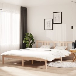 vidaXL Massivholzbett 160x200 cm