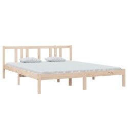 vidaXL Massivholzbett 160x200 cm