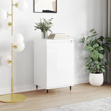 vidaXL Sideboard Hochglanz-Weiß 40x35x70 cm Holzwerkstoff