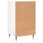 vidaXL Sideboard Hochglanz-Weiß 40x35x70 cm Holzwerkstoff vidaXL Sideboard Hochglanz-Weiß 40x35x70 cm Holzwerkstoff