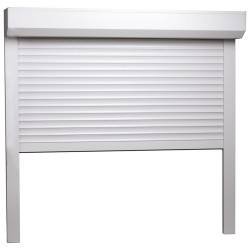 vidaXL Rollladen Aluminium 160x150 cm Weiß