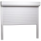 vidaXL Rollladen Aluminium 160x150 cm Weiß vidaXL Rollladen Aluminium 160x150 cm Weiß
