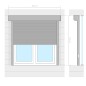 vidaXL Rollladen Aluminium 160x150 cm Weiß vidaXL Rollladen Aluminium 160x150 cm Weiß