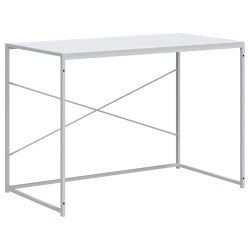vidaXL Computertisch Weiß 110x60x70 cm Holzwerkstoff