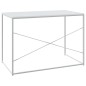 vidaXL Computertisch Weiß 110x60x70 cm Holzwerkstoff vidaXL Computertisch Weiß 110x60x70 cm Holzwerkstoff