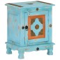 vidaXL Nachttisch Massiv Mangoholz Blau vidaXL Nachttisch Massiv Mangoholz Blau