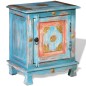 vidaXL Nachttisch Massiv Mangoholz Blau vidaXL Nachttisch Massiv Mangoholz Blau