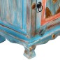 vidaXL Nachttisch Massiv Mangoholz Blau vidaXL Nachttisch Massiv Mangoholz Blau