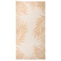 vidaXL Outdoor-Teppich Flachgewebe 100x200 cm Blattmuster vidaXL Outdoor-Teppich Flachgewebe 100x200 cm Blattmuster