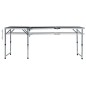 vidaXL Klappbarer Campingtisch Grau Aluminium 180 x 60 cm vidaXL Klappbarer Campingtisch Grau Aluminium 180 x 60 cm