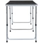 vidaXL Klappbarer Campingtisch Grau Aluminium 180 x 60 cm vidaXL Klappbarer Campingtisch Grau Aluminium 180 x 60 cm
