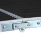 vidaXL Klappbarer Campingtisch Grau Aluminium 180 x 60 cm vidaXL Klappbarer Campingtisch Grau Aluminium 180 x 60 cm