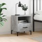vidaXL Nachttisch Betongrau 40x35x47,5 cm Holzwerkstoff vidaXL Nachttisch Betongrau 40x35x47,5 cm Holzwerkstoff
