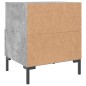 vidaXL Nachttisch Betongrau 40x35x47,5 cm Holzwerkstoff vidaXL Nachttisch Betongrau 40x35x47,5 cm Holzwerkstoff